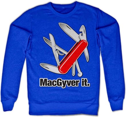 MacGyver Sweater/trui -S- MacGyver It Blauw