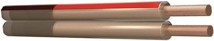 Transparante Luidsprekerkabel 2 x 2.5mm2 - 100 meter Rol