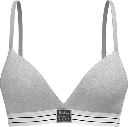 Björn Borg dames core original triangle bralette grijs