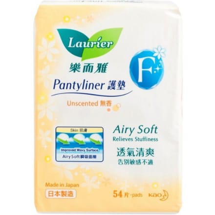 Kao - Laurier F Pantyliner (Non-Scent) - 54stukken