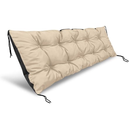 Tuinkussen 120x40 cm waterdicht voor palletbank beige