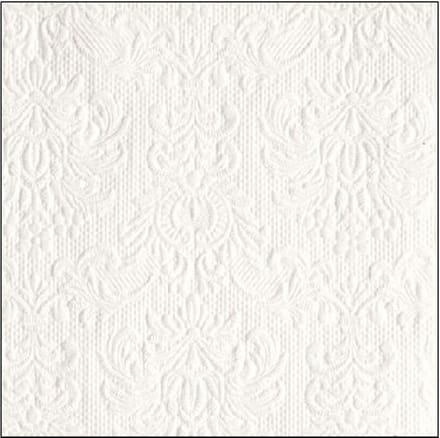 Ambiente - Papieren Servetten 25 Elegance White - FSC Mix - 12.5x12.5 cm