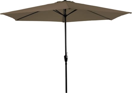 Outdoor Living - Parasol Gemini taupe Ø3mtr