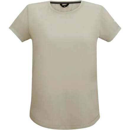 Mindo dames T-shirt met korte mouwen en anti-insectenprint van mesh