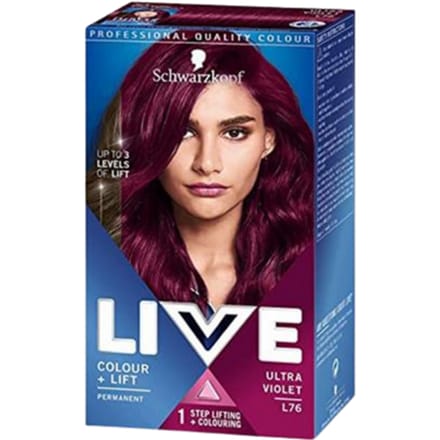 Schwarzkopf Live Colour + Lift Ultra Violet L76 Haarkleuring