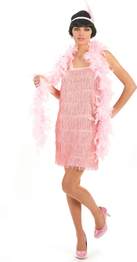 Vegaoo - Roze charleston outfit voor vrouwen