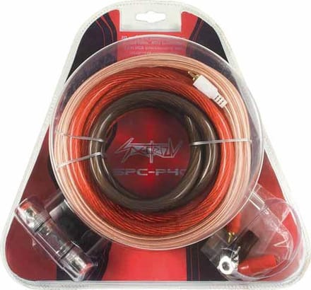 Spectron SPC-P40 | Kabelset voor auto versterker | 10mm2 | Aansluitkabelset
