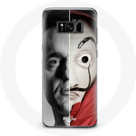 Hoesje voor Samsung Galaxy S8 La casa de papel Berlin Mask Split