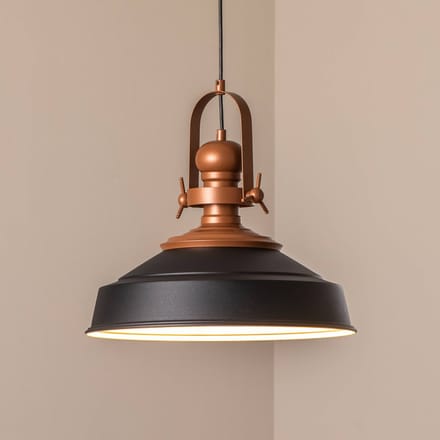 Opviq Hanglamp Craft, zwart, metaal, Ø 41 cm, E27