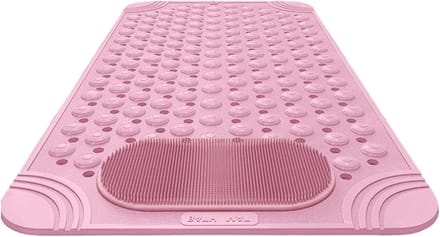 Badmat - Douchemat Antislip - Veilig Douchen - Sneldrogend Textuur - 50x80cm - Roze