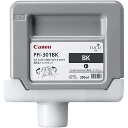 Canon PFI-301BK inktcartridge zwart (origineel)