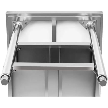 RVS werktafel - ECO - 150 x 70 cm - 500 kg - tussenplank - Royal Catering RCWT-150X70-3L-E