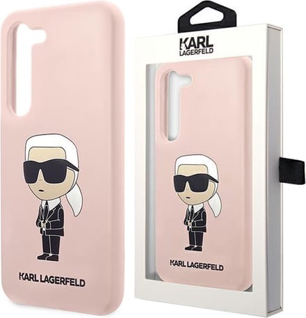Karl Lagerfeld Ikonik Serie - Telefoonhoes - Rood - Silicoon - Elegante Design