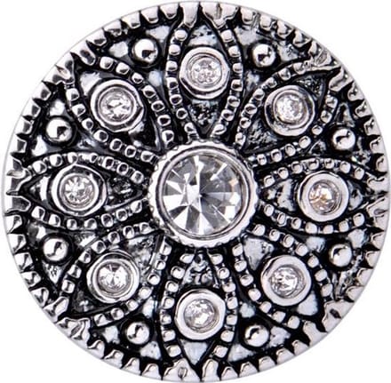 Quiges - Drukknoop Mini 12mm Bloem Ornament - EBCMK150