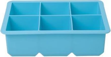 Ijsblokhouder blauw voor 6 ijsklonten