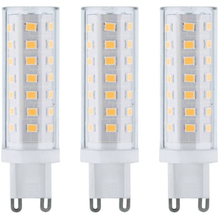 Paulmann 28801 LED-lamp Energielabel F (A - G) G9 Stiftfitting 5 W Neutraalwit (Ø x h) 18 mm x 70 mm 3 stuk(s)