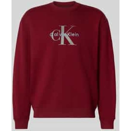 regular fit sweatshirt met logo-print model 'Terry'