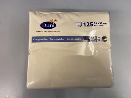 Duni Servet creme 2 laags 125 stuks