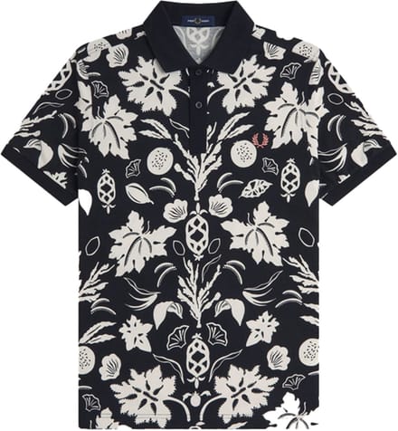 Fred Perry Botanical Print Polo Shirt