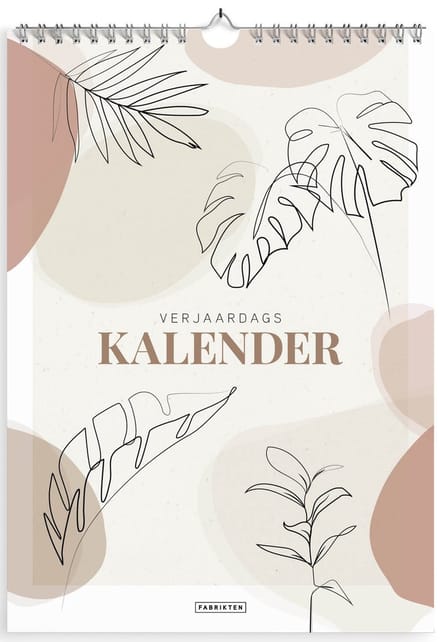 Fabrikten Verjaardagskalender Terra - A4 - Aardetinten