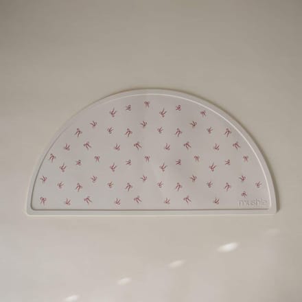 Mushie Placemat Siliconen Strikjes Bows