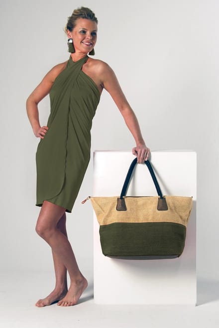Donne del Sole - Pareo Pia - Kaki - Omslagdoek
