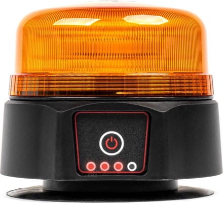 Professionele LED Flitslamp met ingebouwde accu - ECE R65 R10