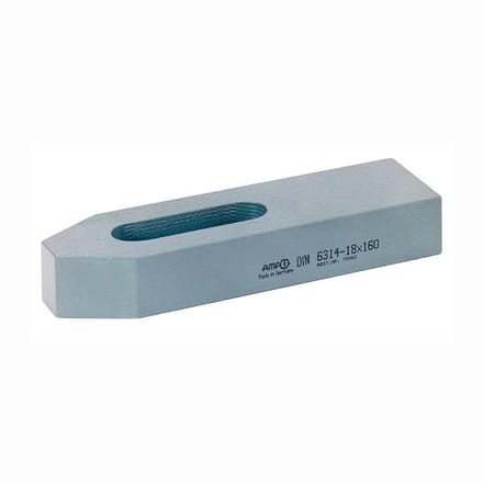 AMF spanijzers DIN 6314 125 mm voor T-sleuf 16 + 18 mm - 70052