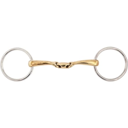 Dubbel bit voor paarden BR Equitation Soft Contact