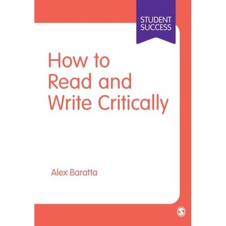 How To Read And Write Critically - Baratta