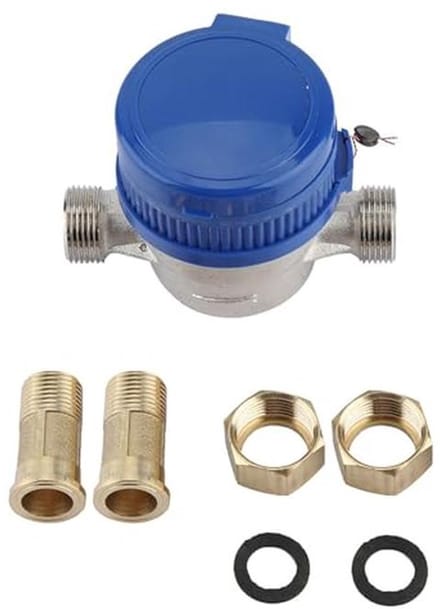 Watermeter voor tuingebruik - 0-40°C, geschikt voor koud water