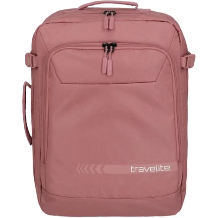 Travelite Kick Off Cabin Size Duffle/Backpack 35L - Rose – Handbagage tas + rugzak – Van polyester – Reistassen, reistassen zonder wielen en rugtassen