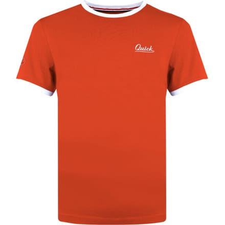 Q1905 T-shirt captain koraal/wit