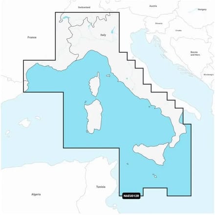 Navigatie mapplatinum + regular sd - centrale middellandse zee Navionics