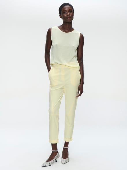 Viscose summer Top 501 | Giallo - Giallo / S