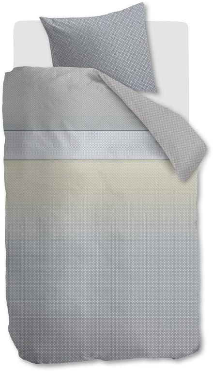 Kardol Connection dekbedovertrek - Eenpersoons - 140 x 200/220 cm - Groen