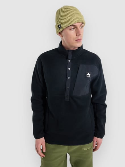 Burton Cinder Half-Zip Fleece Trui zwart