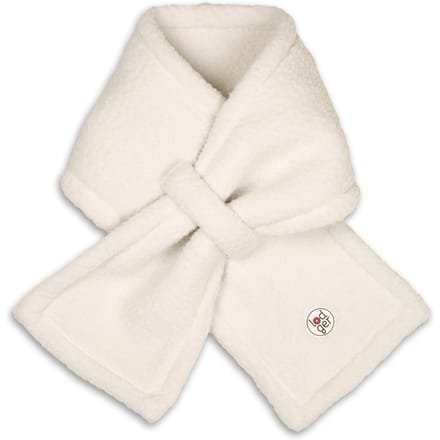 Babysjaal teddy - Wit - Winter - Teddy fleece - Handige doorsteeklus