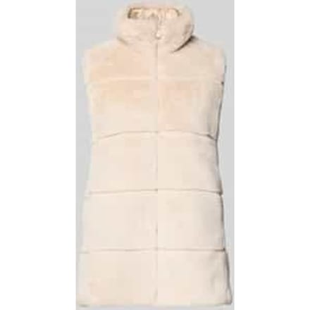 Keerbare bodywarmer met imitatiebont Model 'NIVES'