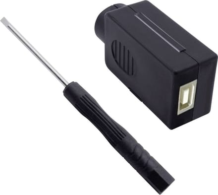 Quadrios 2001C203 USB 2.0 modulaire busset, type B Bus, recht 1 stuk(s)