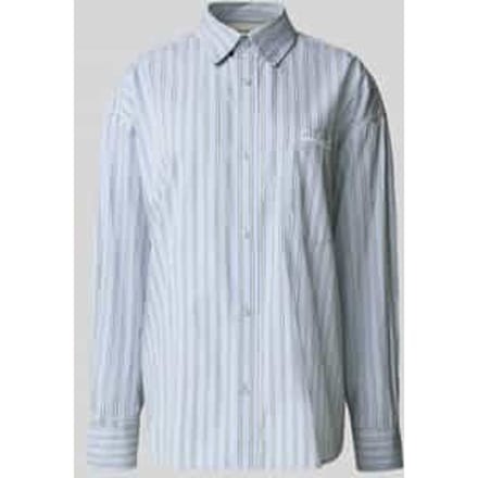 Relaxed fit blouse met borstzak, model 'Grimsby'