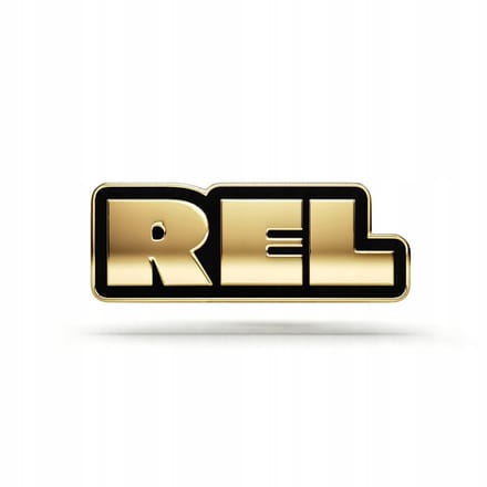 Gouden "REL" Pin - 14K Verguld - Stijlvolle Accessoire voor Jas/Tas