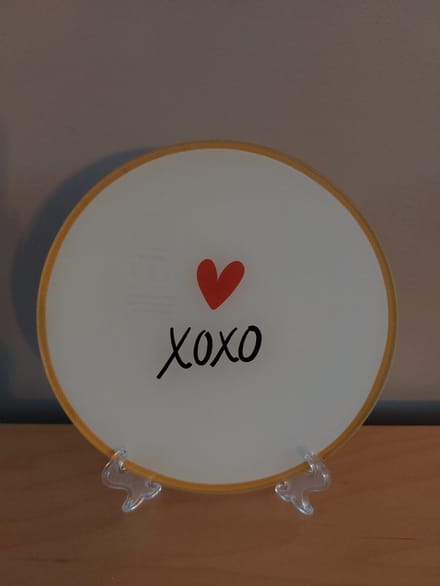 leuk bordje met de tekst : XOXO