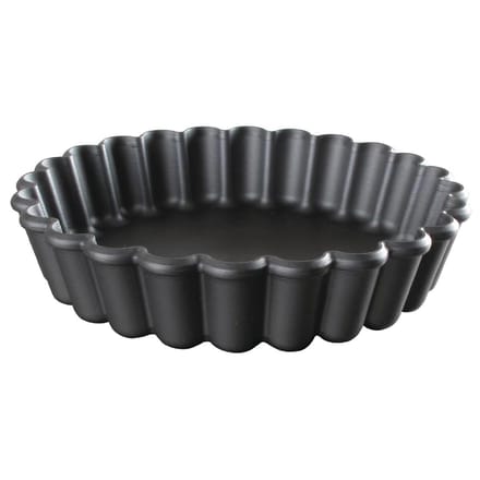 Matfer Bourgeat Exoglass ronde geplooide taartvorm 9cm (12 stuks)