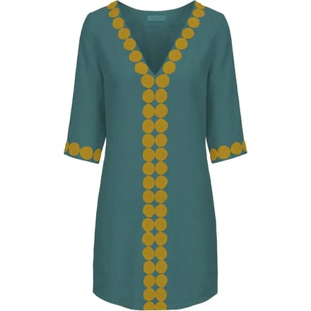 Korte linnen jurk voor vrouwen Haris Cotton