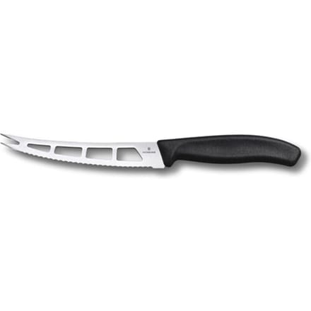 Victorinox Swiss Classic Series Getande Boterkaasmes - 13 cm, zwart
