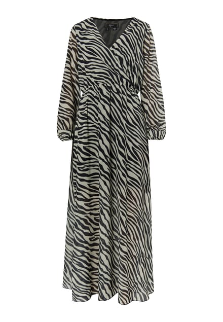 Faina Jurkje met zebraprint Dames wit zwart