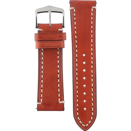 Hirsch Horlogeband -  Liberty Artisan Goudbruin - Leer - 24mm