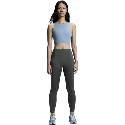 On Core 2-in-1 Crop 1 W Chambray Maat: XXL | Sport BH's Outlet | Dames | Blauw