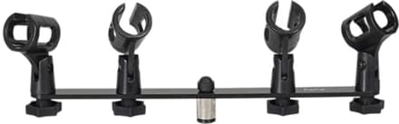 Microfoonstandaard voor 4 microfoons - Ideaal voor podcast, studio en podium